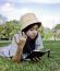 Young Beautiful Asian Woman With Book