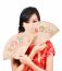 Pretty Women With Chinese Traditional Dress Cheongsam And Hole C