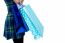 Trendy Girl With Shopping Bags, Cropped Image