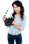 Joyous Woman With Clapperboard