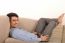 Man Relaxing On The Couch