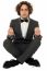 Guy In Tuxedo Striking A Lotus Posture