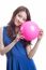 Woman With Pink Ball