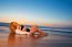 Blonde Girl On The Beach