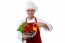 Young Chef Holding Vegetables Bowl