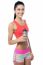 Fitness Woman Holding Sipper Bottle