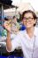 Woman And Sea Crab In Hand Standing In Ang Sila Fishery Bridge F