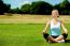 Middle Aged Woman Doing Meditation