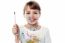 Cheerful Kid Holding A Paint Brush