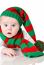 Baby With Christmas Hat And Scarf