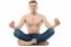 Shirtless Young Man Doing Meditation