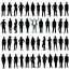 Business People Silhouettes, Unique Concept