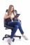 Woman With Tablet Computer In Office Chair