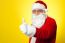 Santa Showing Thumbs Up Gesture To Camera