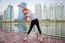 Young Woman Doing Stretching Exercise