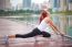 Young Woman Doing Stretching Exercise