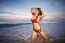 Woman Posing At Beach