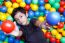 Asian Boy And Colorful Small Ball