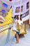 Beautiful Young Woman Holding Shopping Bags