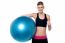 Fitness Girl With Aerobic Ball  Showing Thumbs Sign