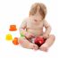 Cute Infant Boy With Apple