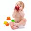 Cute Infant Boy With Apple