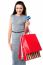 Fashionable Female With Shopping Bags