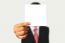 Businessman Showing Blank Paper