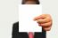 Businessman Showing Blank Paper