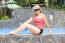 Beautiful Woman Posing In The Pool