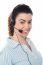 Young Call Center Woman With Headset