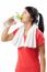 Fitness Woman Drinking Water