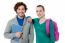 Girl Resting Her Arm On Classmates Shoulder