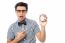 Excited Man Holding An Antique Clock