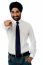 Smiling Businessman Pointing Towards You