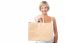 Woman Holding Paper Shopping Bag