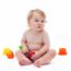 Cute Infant Boy With Apple