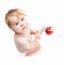 Cute Infant Boy With Apple