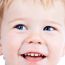 Toddler Blond And Blue Eyes Boy Child With Various Facial Expres