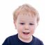 Toddler Blond And Blue Eyes Boy Child With Various Facial Expres