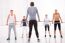 Diverse Group Of People Exercising In Gym