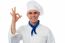 Young Male Chef Showing Ok Sign