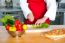 Chef Hand Chopping Vegetables