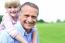 Happy Father And Daughter At Outdoors