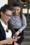 Business Women Chatting On A Break