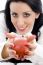 Female Holding An Apple