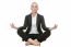 Businesswoman In Yoga Position