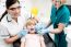 Female Dentist Examine Child Patient