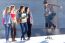 A Group Of Friends Having Fun With Skate In The Street