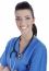 Smiling Medical Nurse With Stethoscope